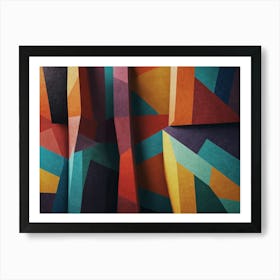 Abstract Geometric Pattern Art Print