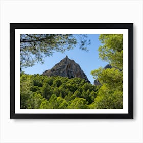 Mountain in the forest, Castellet de Calp Póster