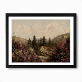 Stream In The Mountains Art Print