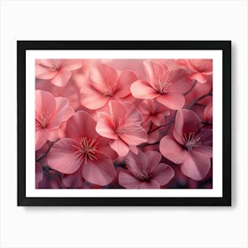 Pink Cherry Blossoms 1 Art Print