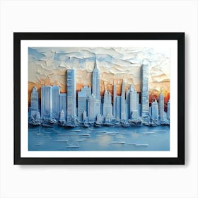 New York City Skyline 1 Art Print