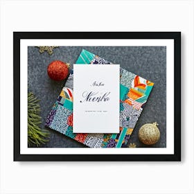 An Intricately Designed Thank You Card Detailed With Festive Typography Hues Of Vibrant Colors Dash 2 1 Art Print