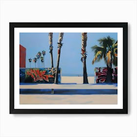 California Beach 4 Art Print