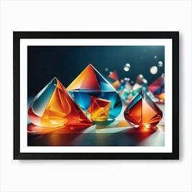 Glass Art Art Print