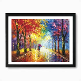 Walk In The Park 5 Art Print