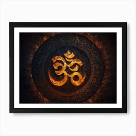 Om Symbol 2 Art Print