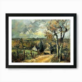 Pastoral Perfection Painting Inspired By Paul Cezanne Art Print