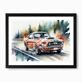 Ford Mustang Art Print