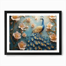 Peacock 12 Art Print