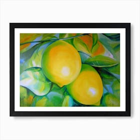 Lemons Art Print