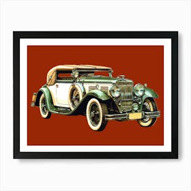 Vintage Car 2 Art Print