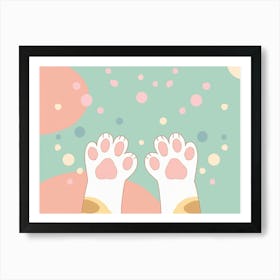 Cat Paws 5 Art Print