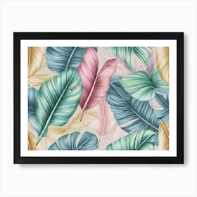 Tropical Leaves Art Print