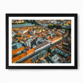 Top View Milano, Italia Art Print