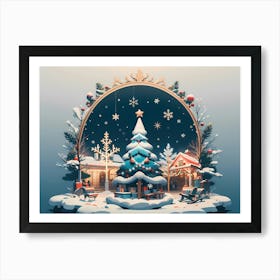 Christmas Tree Art Print