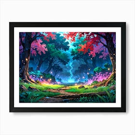 Forest Path 1 Art Print