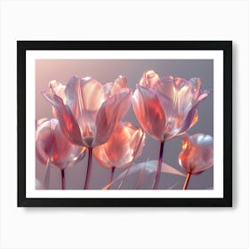 Tulips artwork 008 Art Print