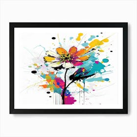 Flower Painting 5 Art Print