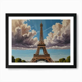 Eiffel Tower Art Art Print