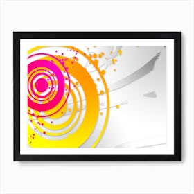 Abstraction Art Illustration In Painting Digital Style 51 Art Print