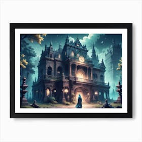 Mistery In The Castle Art Print