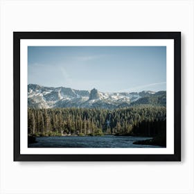 Crystal Crag From Twin Lakes Desaturated Art Print