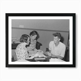Untitled Photo, Possibly Related To Fsa (Farm Security Administration) Clients Making Plans For Farms In County 1 Art Print