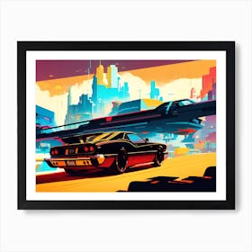 Futuristic Cityscape 71 Art Print