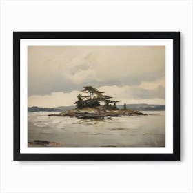 Italian Lake Painting Art Print