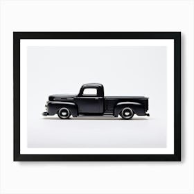 Toy Car 49 Ford F1 Black Art Print