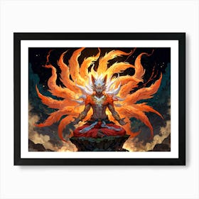 God Of Fire Art Print