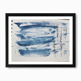 Writing on Wind Art Print