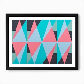 About Triangles 2 Art Print