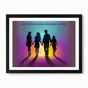 Happy International day of friendship 2023 Art Print