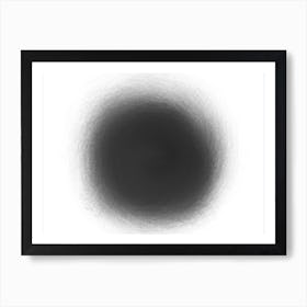 Black Hole Art Print