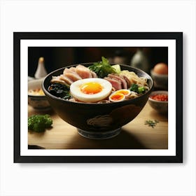 Ramen Noodles Bowl Art Print