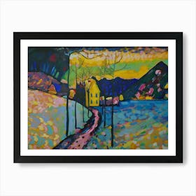 Wassily Kandinsky House In The Snow Art Print