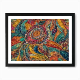 Psychedelic Painting 2 Art Print