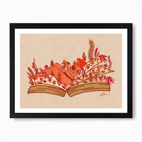 Literary Garden Art Print