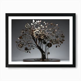 Tree Of Time Paintings Art Print Poster