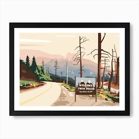 Twin Peaks Art Print