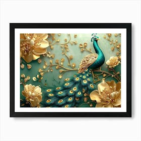 Peacock 24 Art Print