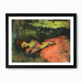 Contemporary Artwork Inspired By Edgar Degas 3 Art Print