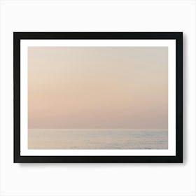 Sunset At The Beach In Italy Art Print