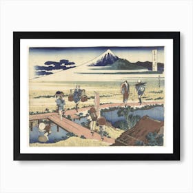 Thirty Six Views Of Mount Fuji, Katsushika Hokusai 2 Art Print