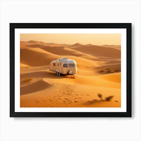 Rv In The Desert 2 Art Print