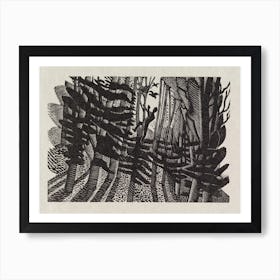 Into the woods, Eric Ravilious Art Print