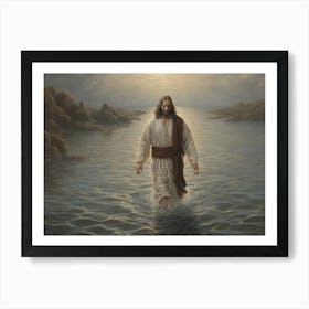 Jesus Walking On Water Art Print