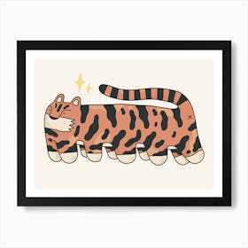 Tigerpillar Art Print