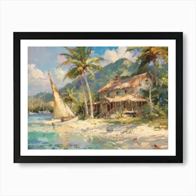 House On The Beach 19 Art Print